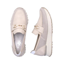 Load image into Gallery viewer, Rieker Ladies Cream Loafer: N7455-60
