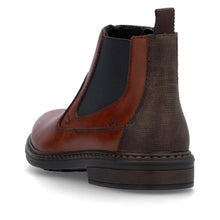 Load image into Gallery viewer, Rieker Mens Tan Gusset Boot: 17654-22