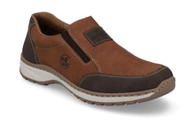 Load image into Gallery viewer, Rieker Mens Brown Nubuck Slip On Shoe 03354-24