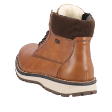 Load image into Gallery viewer, Rieker Mens Tan Lace-Up Boot : 38405-24