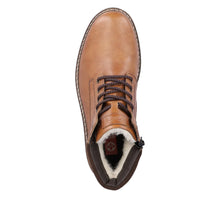 Load image into Gallery viewer, Rieker Mens Tan Lace-Up Boot : 38405-24