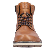 Load image into Gallery viewer, Rieker Mens Tan Lace-Up Boot : 38405-24