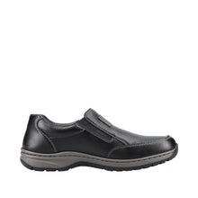 Load image into Gallery viewer, Rieker Mens Black Slip-On Shoe 03354-03