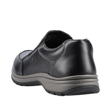 Load image into Gallery viewer, Rieker Mens Black Slip-On Shoe 03354-03