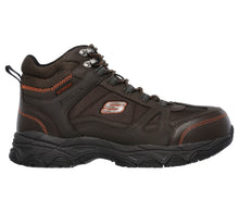 Load image into Gallery viewer, Skechers Mens Brown Steel Toe Work Boot ( WORK: LEDOM ST WP)