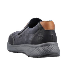 Load image into Gallery viewer, Rieker Mens Navy Slip-On Shoe B7654-02