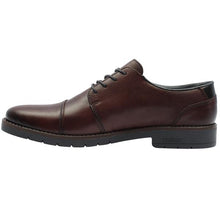 Load image into Gallery viewer, Rieker Mens Brown Toe-Cap Shoe: 13901-25
