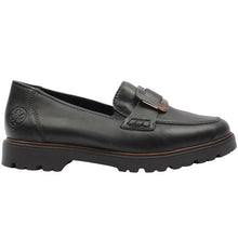 Load image into Gallery viewer, Rieker Ladies Black Loafer: 45553-00
