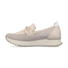 Load image into Gallery viewer, Rieker Ladies Cream Loafer: N7455-60
