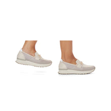 Load image into Gallery viewer, Rieker Ladies Cream Loafer: N7455-60
