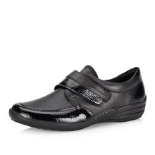Load image into Gallery viewer, Remonte Ladies Black Velcro Shoe R7600-04
