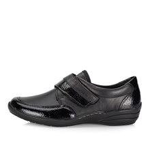 Load image into Gallery viewer, Remonte Ladies Black Velcro Shoe R7600-04
