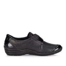 Load image into Gallery viewer, Remonte Ladies Black Velcro Shoe R7600-04
