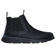 Load image into Gallery viewer, Skechers Mens Black Gusset Boot:  205227
