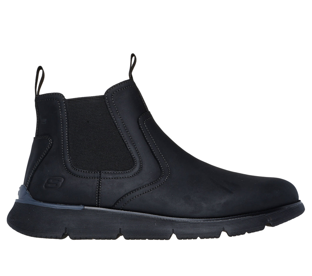 Skechers Mens Black Gusset Boot:  205227