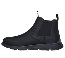 Load image into Gallery viewer, Skechers Mens Black Gusset Boot:  205227
