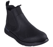 Load image into Gallery viewer, Skechers Mens Black Gusset Boot:  205227
