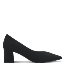 Load image into Gallery viewer, Marco Tozzi Ladies Black Nubuck Court Shoe: 22416-42

