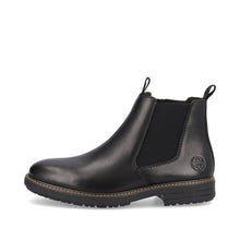 Load image into Gallery viewer, Rieker Mens Black Gusset Boots: 33180-00

