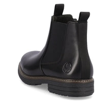 Load image into Gallery viewer, Rieker Mens Black Gusset Boots: 33180-00
