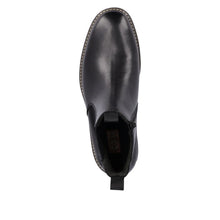 Load image into Gallery viewer, Rieker Mens Black Gusset Boots: 33180-00
