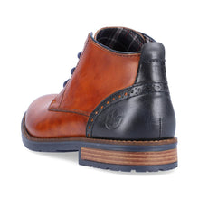 Load image into Gallery viewer, Rieker Mens Tan Lace-Up Boot 14605-22

