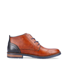 Load image into Gallery viewer, Rieker Mens Tan Lace-Up Boot 14605-22

