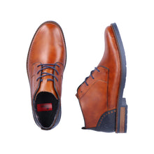 Load image into Gallery viewer, Rieker Mens Tan Lace-Up Boot 14605-22
