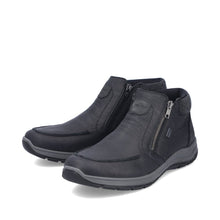Load image into Gallery viewer, Rieker Mens Black Zip Boot: 03660-00
