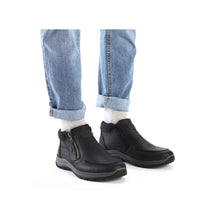 Load image into Gallery viewer, Rieker Mens Black Zip Boot: 03660-00
