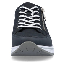 Load image into Gallery viewer, Rieker Ladies Navy Wedge Trainer: N9516-14
