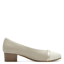 Load image into Gallery viewer, Jana Ladies Beige Low Heel Court Shoe: 22367-42
