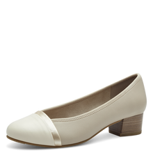 Load image into Gallery viewer, Jana Ladies Beige Low Heel Court Shoe: 22367-42
