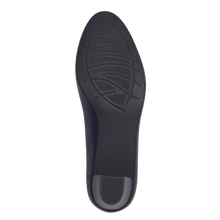 Load image into Gallery viewer, Jana Ladies Navy Block Heel Court Shoe: 22477-41
