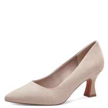 Load image into Gallery viewer, Marco Tozzi Ladies Beige Nubuck Court Shoe: 22418-41
