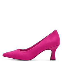 Load image into Gallery viewer, Marco Tozzi Ladies Pink Nubuck Court Shoe: 22418-41
