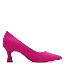 Load image into Gallery viewer, Marco Tozzi Ladies Pink Nubuck Court Shoe: 22418-41
