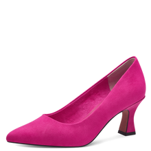 Load image into Gallery viewer, Marco Tozzi Ladies Pink Nubuck Court Shoe: 22418-41
