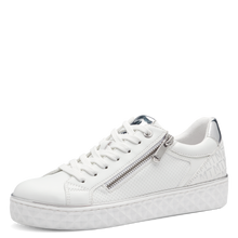Load image into Gallery viewer, Marco Tozzi Ladies White Trainer: 23709-41
