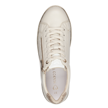 Load image into Gallery viewer, Marco Tozzi Ladies Cream Trainer: 23709-41
