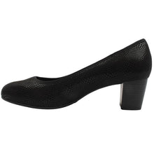 Load image into Gallery viewer, Jana Ladies Black Court Shoe : 22476-42
