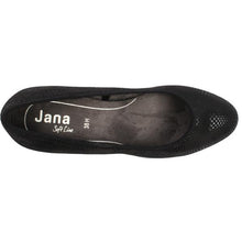 Load image into Gallery viewer, Jana Ladies Black Court Shoe : 22476-42
