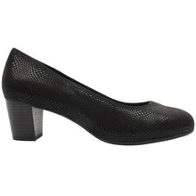 Load image into Gallery viewer, Jana Ladies Black Court Shoe : 22476-42
