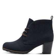 Load image into Gallery viewer, Marco Tozzi Ladies Navy Lace-Up Ankle Boot 25107-41
