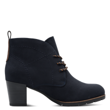 Load image into Gallery viewer, Marco Tozzi Ladies Navy Lace-Up Ankle Boot 25107-41
