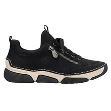 Load image into Gallery viewer, Rieker Ladies Black Trainers: 45973-00
