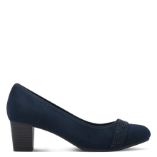 Load image into Gallery viewer, Jana Ladies Navy Court Shoe : 22476-42
