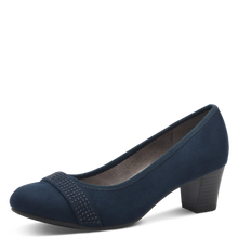 Load image into Gallery viewer, Jana Ladies Navy Court Shoe : 22476-42
