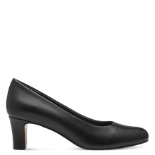 Load image into Gallery viewer, Jana Ladies Black Court Shoe: 22472-41
