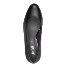 Load image into Gallery viewer, Jana Ladies Black Court Shoe: 22472-41
